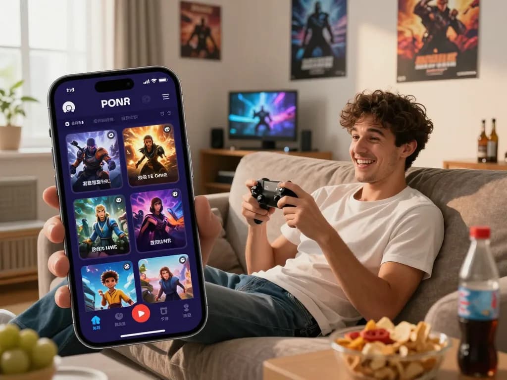Engaging mobile porn games experience with vibrant gaming scene and immersive gameplay.