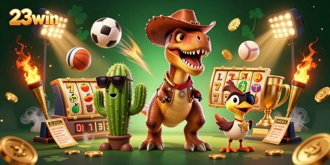 Win big at 23win with engaging slot games featuring vibrant characters and dynamic action.