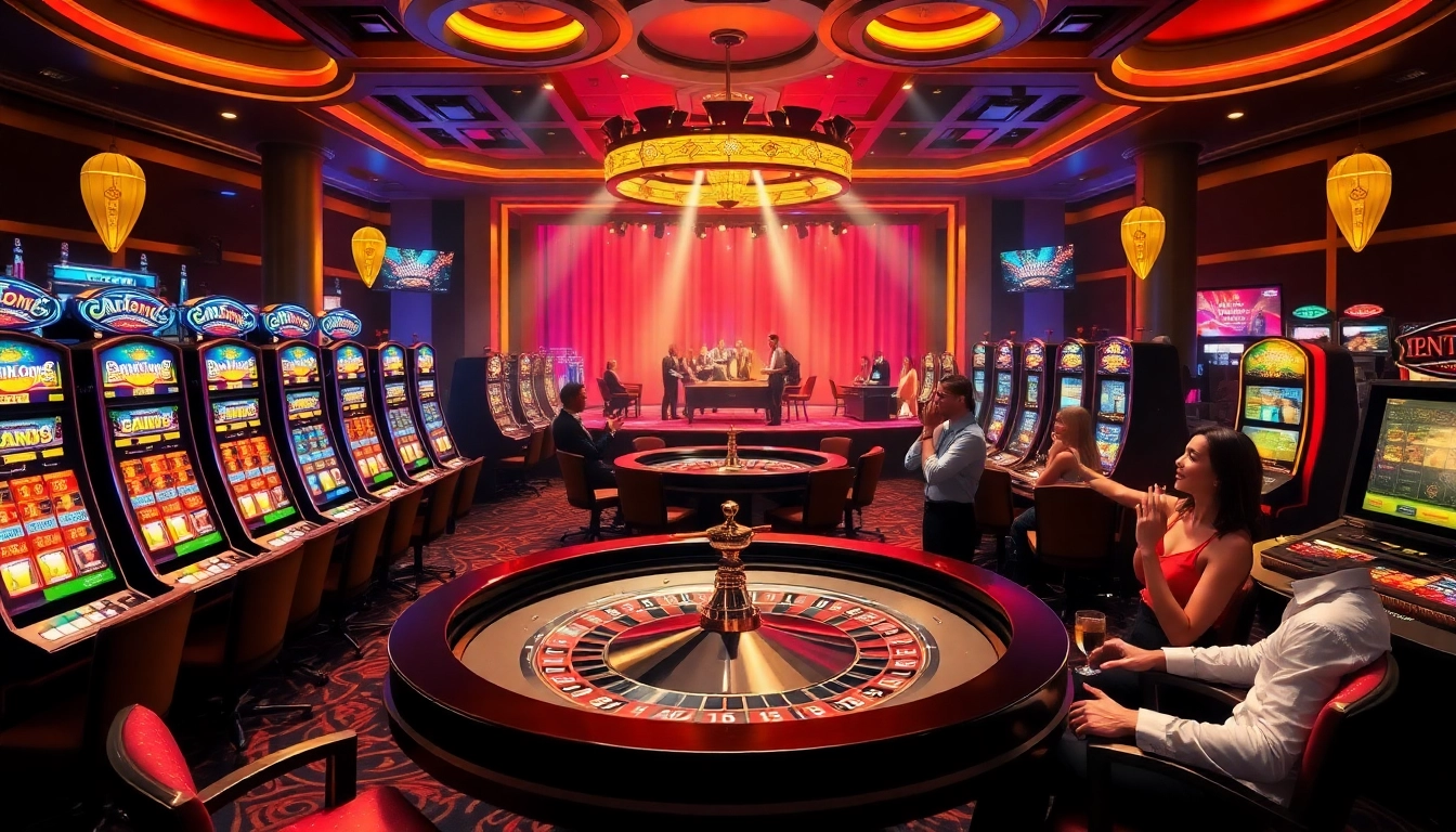 Experience the thrill of winning at slot gacor machines in a vibrant casino setting filled with excitement.