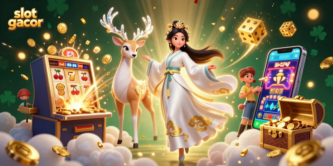 Experience the thrill of slot gacor with jackpot excitement and vibrant casino elements.