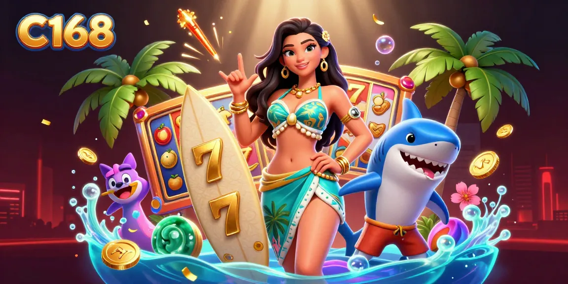 Engage in thrilling casino games at C168 with vibrant visuals and exciting features.