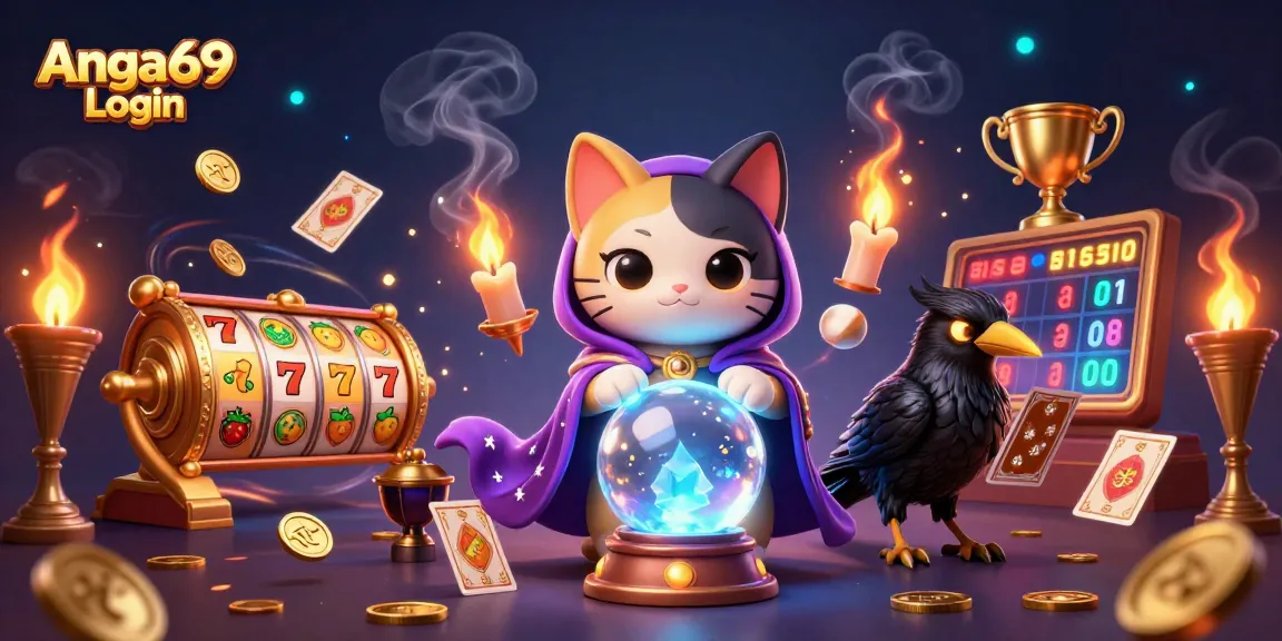Experience Angka69 Login with this captivating 3D illustration showcasing the thrill of online slot gaming.