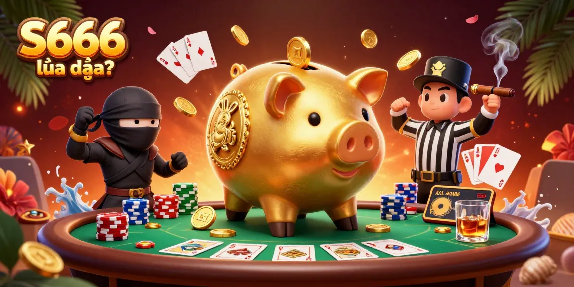 Engage with the exciting world of S666 lừa đảo? in this vibrant casino scene featuring dynamic characters and gambling elements.