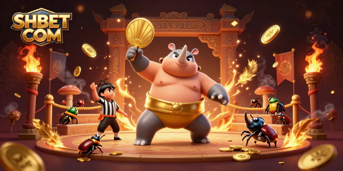 Experience thrilling entertainment with SHBET COM in a vibrant casino showdown featuring dynamic characters.