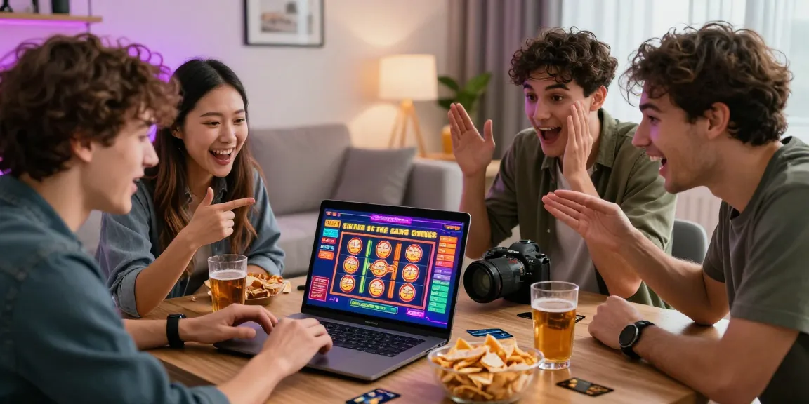 Gathering at home enjoying credit card casinos at https://eccleshallparishcouncil.co.uk with friends, emphasizing excitement and camaraderie.