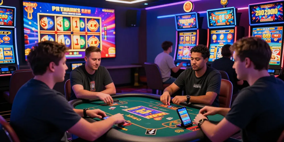 Experience thrilling online gaming at credit card casinos like https://ecpc.org.uk, showcasing diverse players enjoying vibrant gameplay.