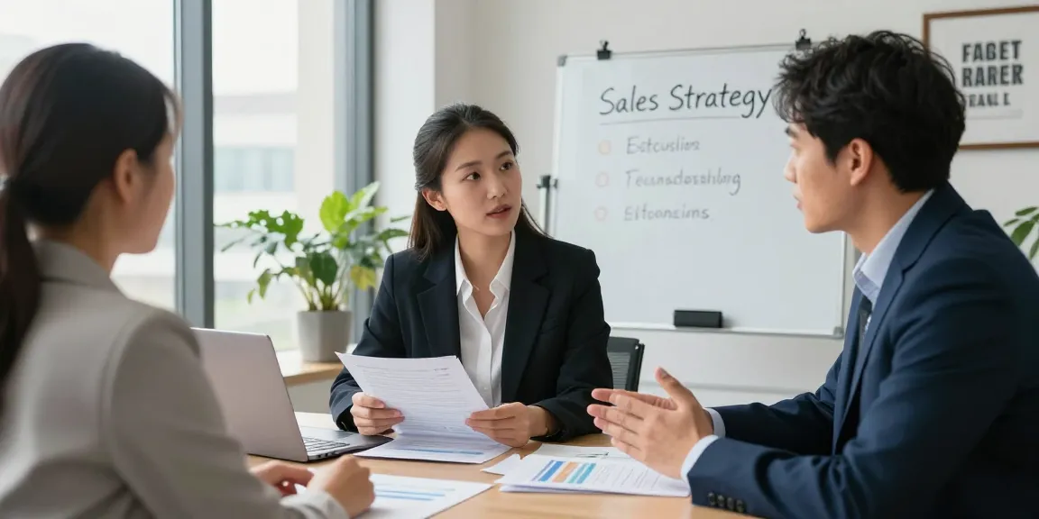 Discussing how to sell a small business with a broker in a professional office.