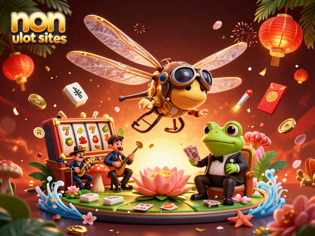 Engage with exciting non UK slot sites featuring vibrant slot reels with rich casino elements.