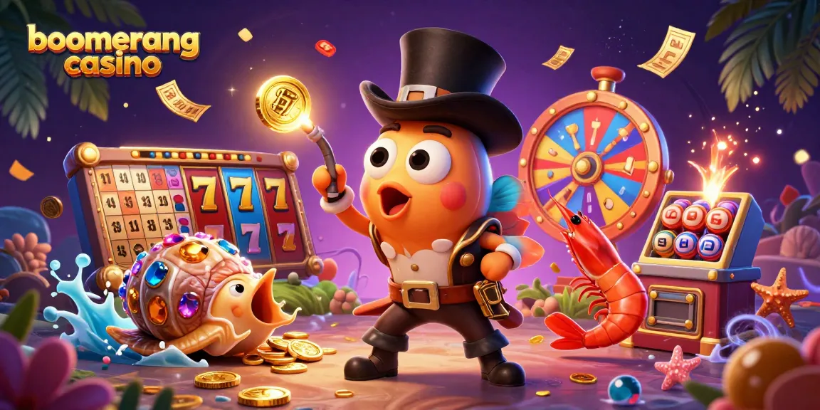 Boomerang casino prinaša zabavo z barvitimi igralnimi avtomati in dinamično energijo iger.