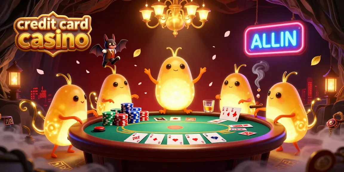 Experience thrilling action at this colorful credit card casino illuminated by glowworms.