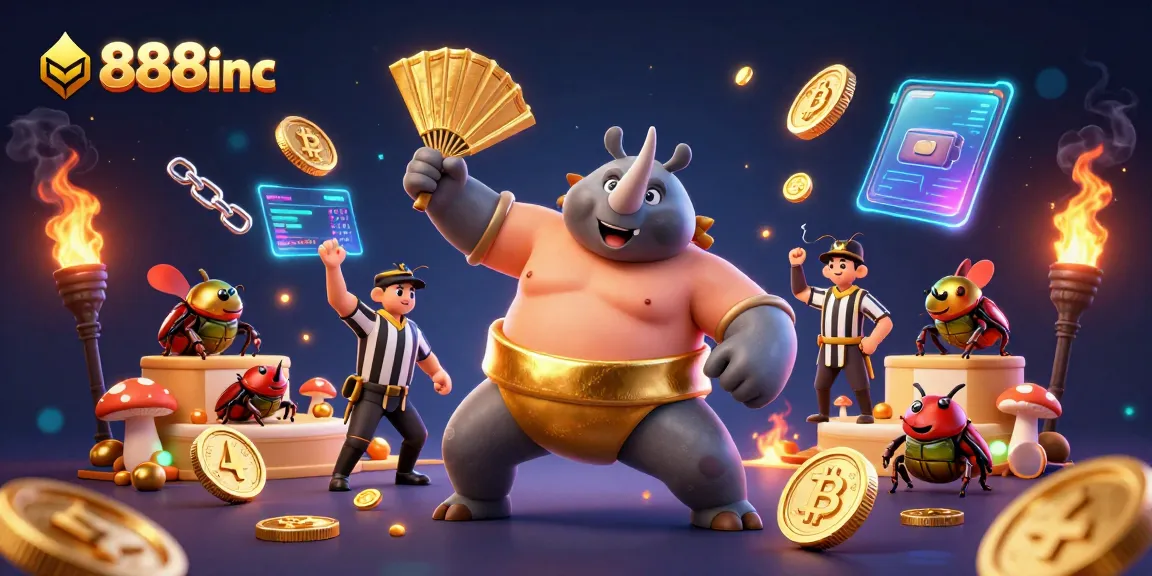 Experience the thrill of gaming with 888inc through vibrant casino-themed animation.