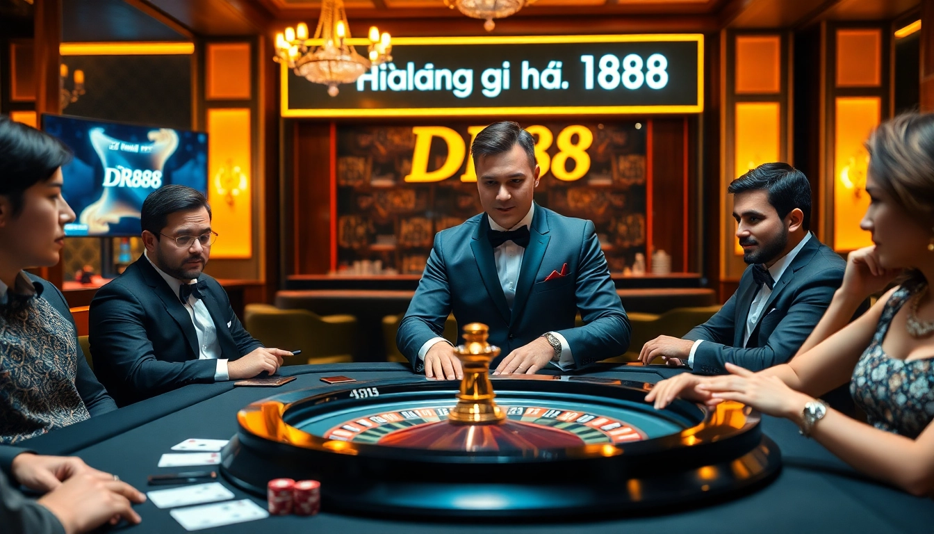 Register for DR88 at a luxury online casino featuring professional dealers and high-stakes games.