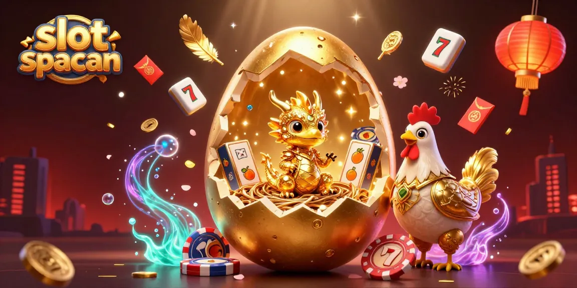 Experience thrilling wins with slot spaceman featuring golden dragon and poker chips in a dynamic casino scene.