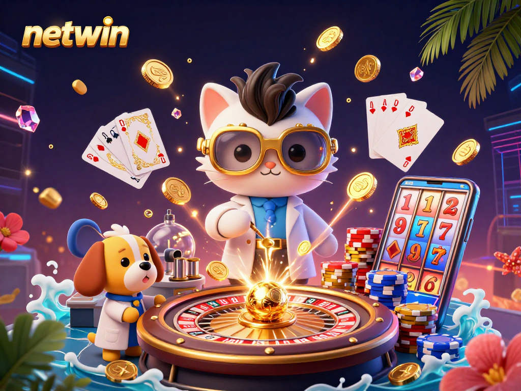 Netwin enhances online gambling experiences with exciting 3D casino elements and vibrant graphics.