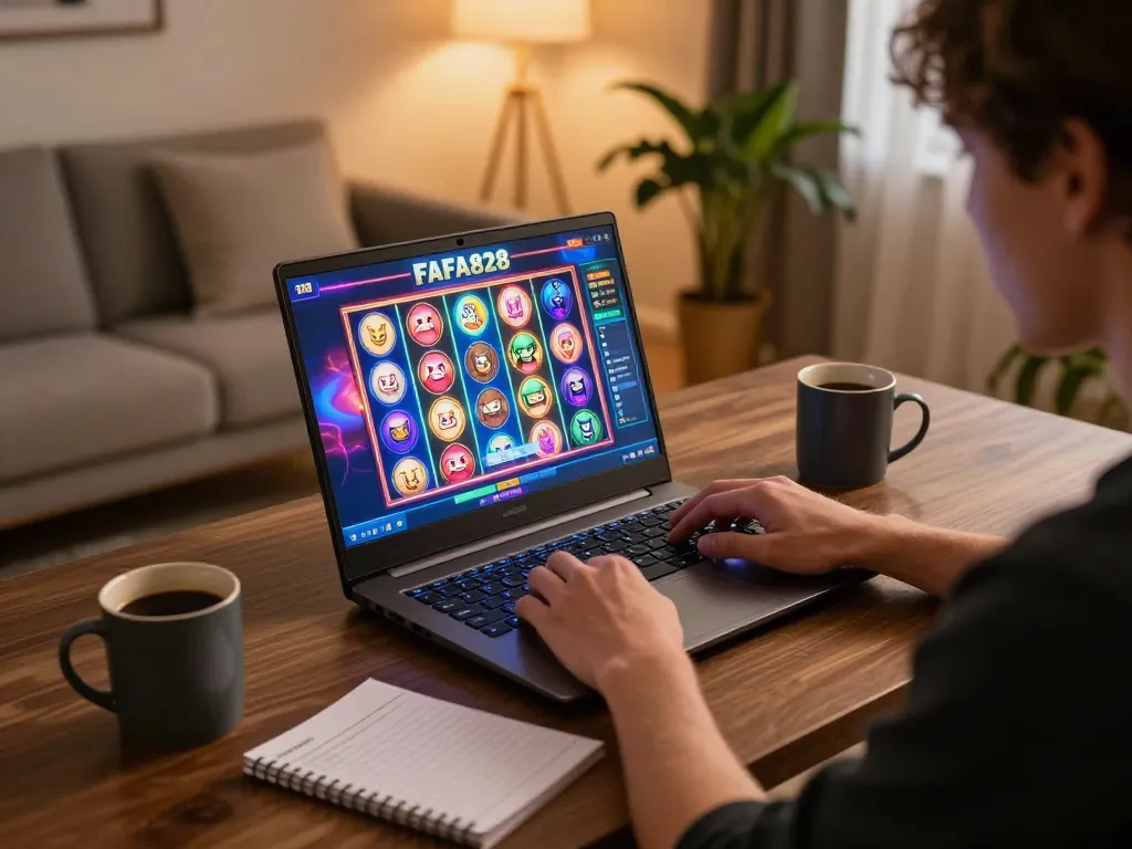 ผู้ใช้ FAFA828 สนุกกับการเล่นเกมออนไลน์ที่มีสล็อตออนไลน์ที่สดใสในบรรยากาศที่น่ารื่นรมย์ที่บ้าน
