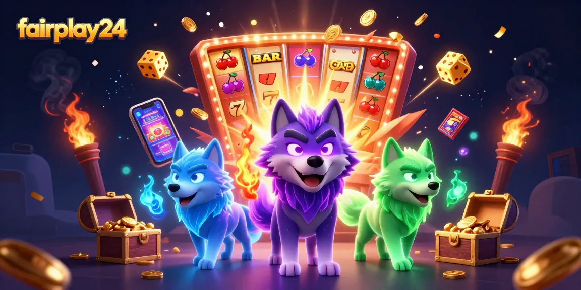 Experience thrilling gameplay with fairplay24's dynamic casino elements and enchanting visuals.