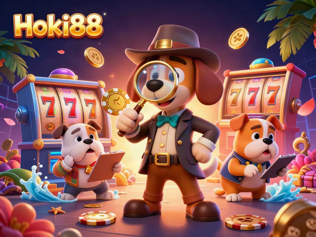 Hoki88 menghadirkan slot seru dengan karakter detektif kartun yang menemukan trik permainan, penuh warna dan keseruan.