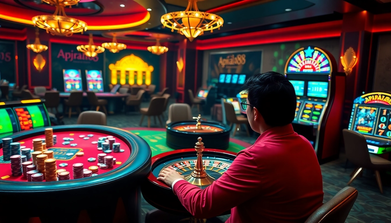Experience the excitement of Apiraja88 with vibrant casino games and thrilling online gambling action.