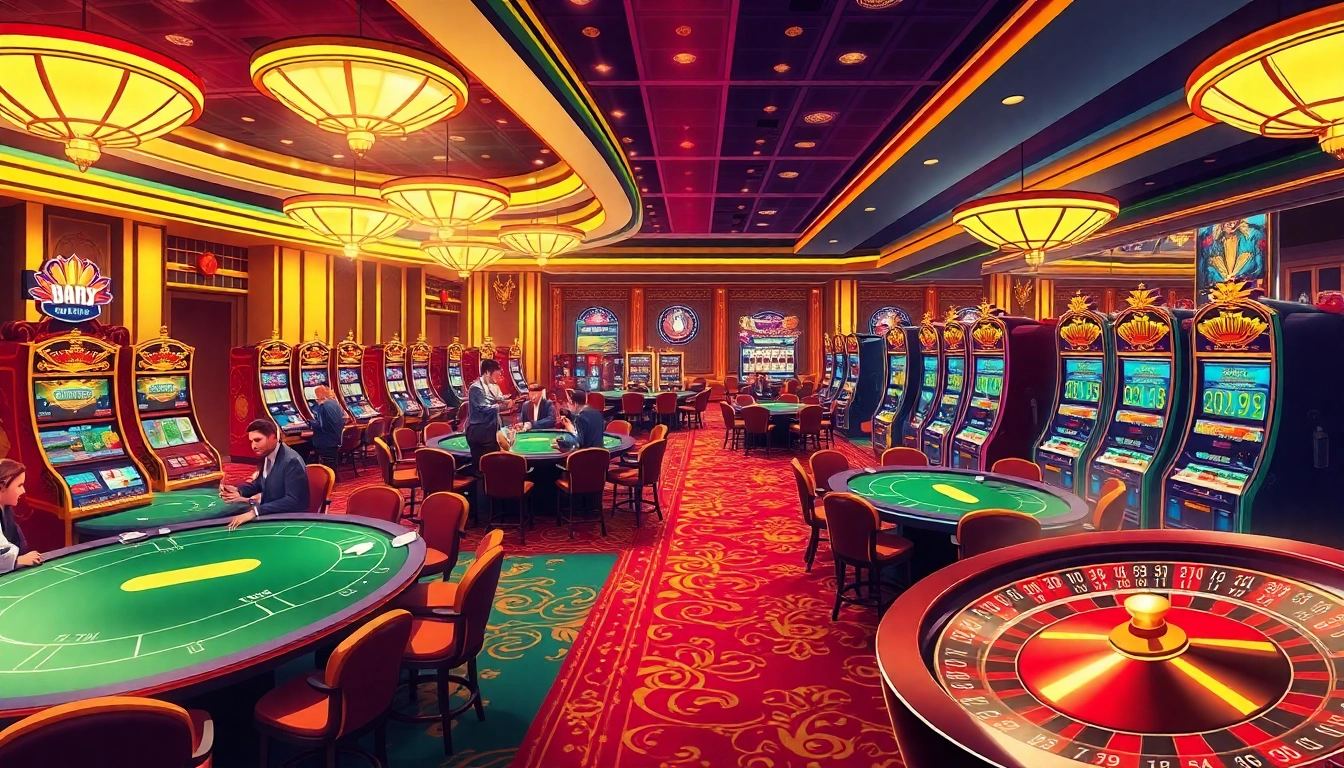 Experience luxury gambling at https://nohu90.tools/ with intense poker matches and vibrant slot machines.