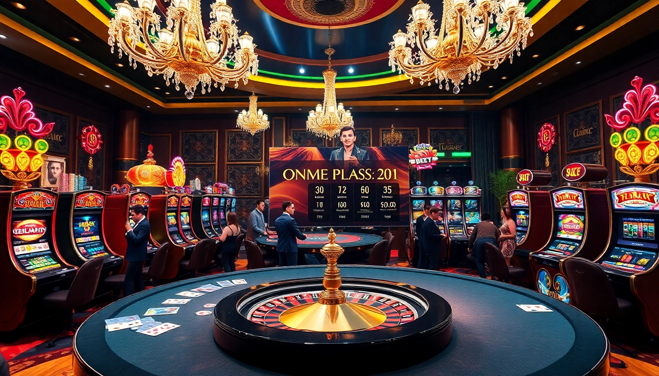 Experience the electrifying atmosphere of EE88 with poker chips and roulette wheels.