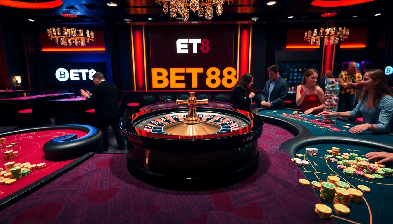 Experience the thrill of winning at BET88 with immersive casino action.