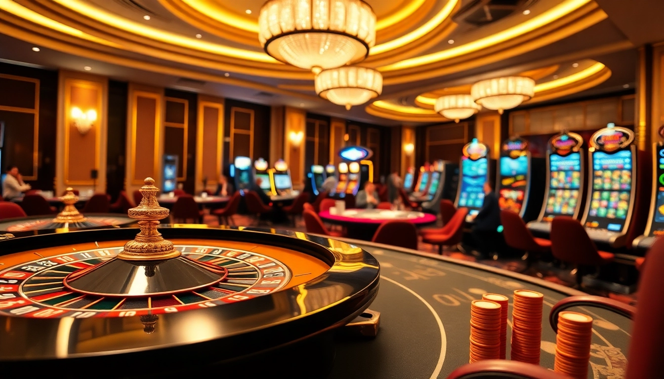 Experience the excitement of online gambling at trang chủ mm88 with vibrant casino elements.