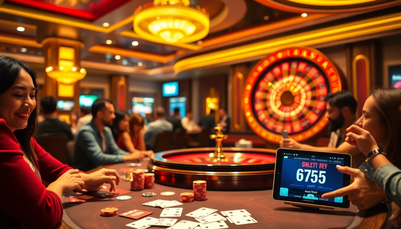 Experience the thrill of gambling at 6L777 with exciting poker and roulette tables.