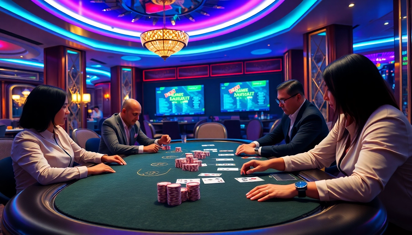 High-stakes poker game at Bro138 Slot Gacor showcasing professional players, premium gaming experience.