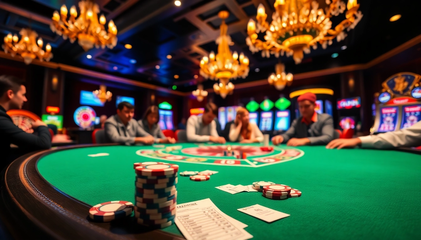 Experience thrill and strategy at https://go88vn.digital/ with vibrant poker games amidst luxury casino ambiance.