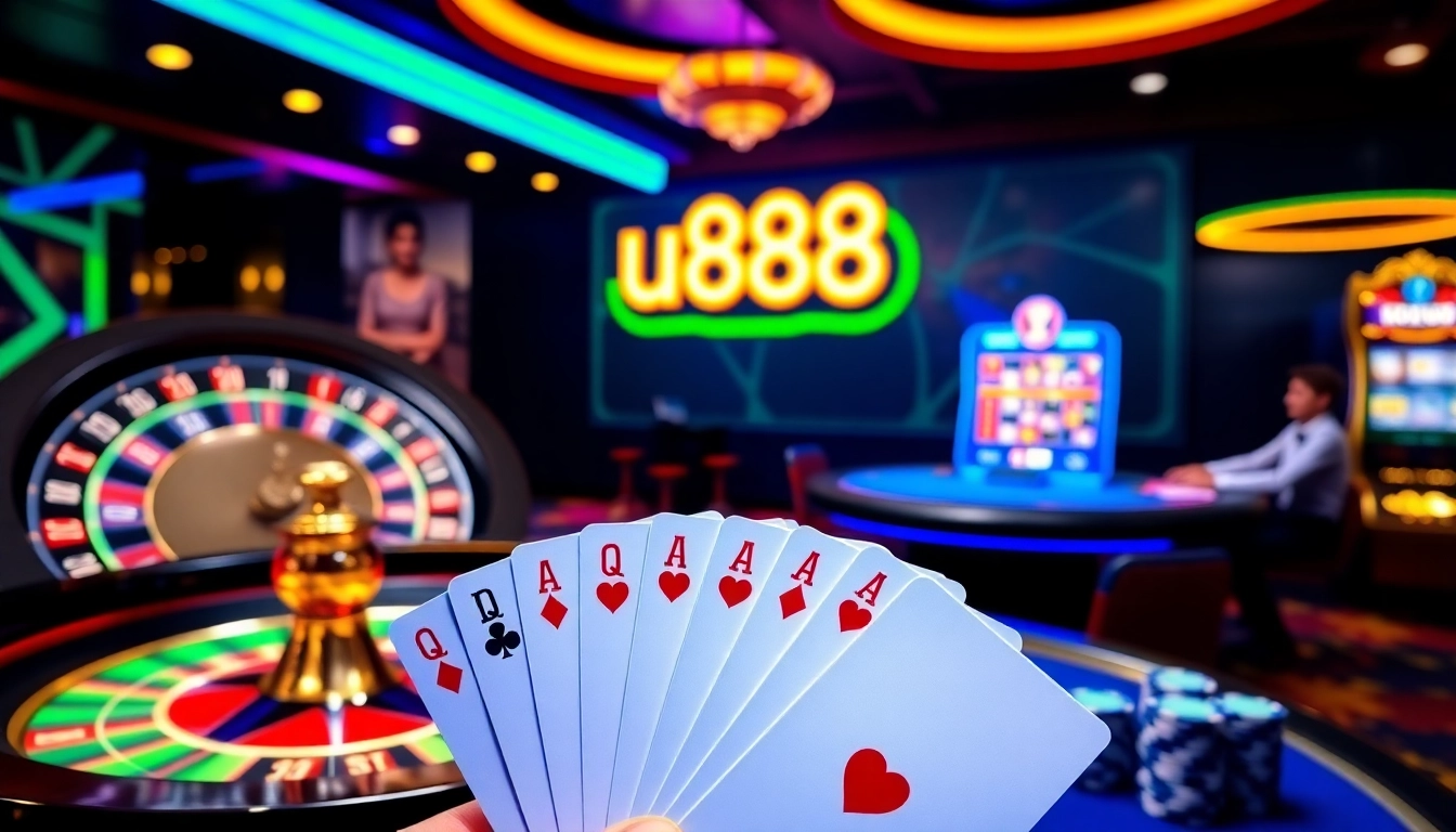 Experience the excitement of u888 with a vibrant online casino featuring live games and high-stakes poker tables.
