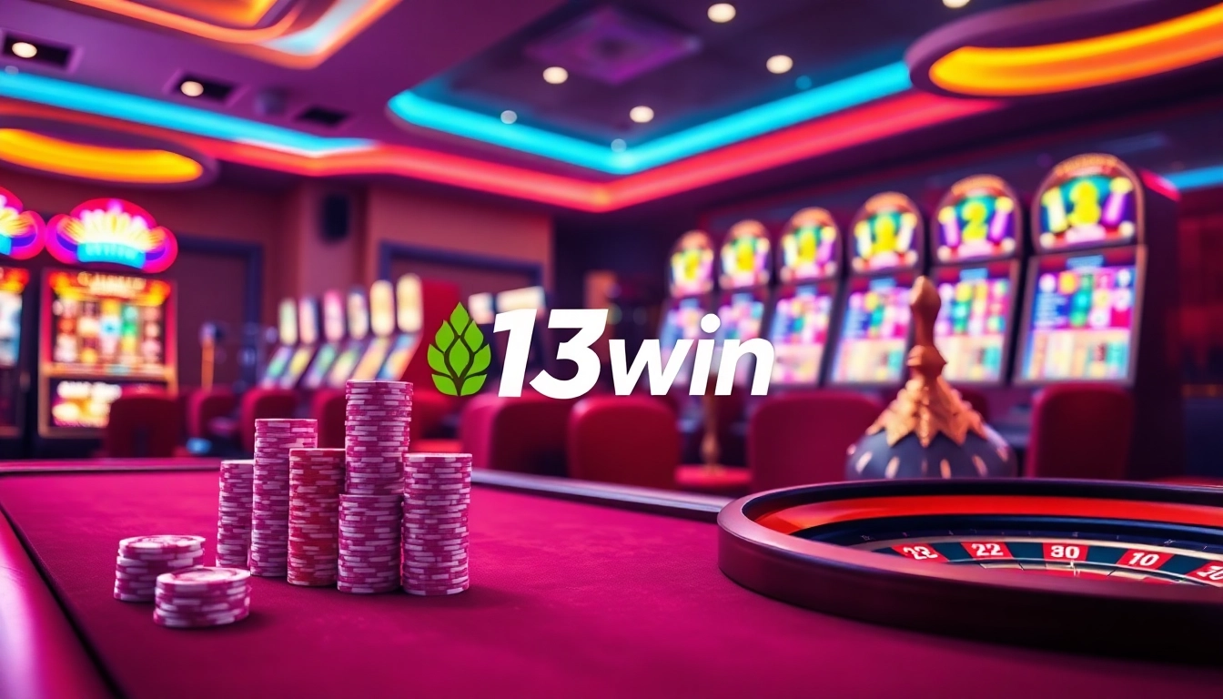 Experience the thrill of gambling at 13win with poker, roulette, and slot games in a luxurious setting.