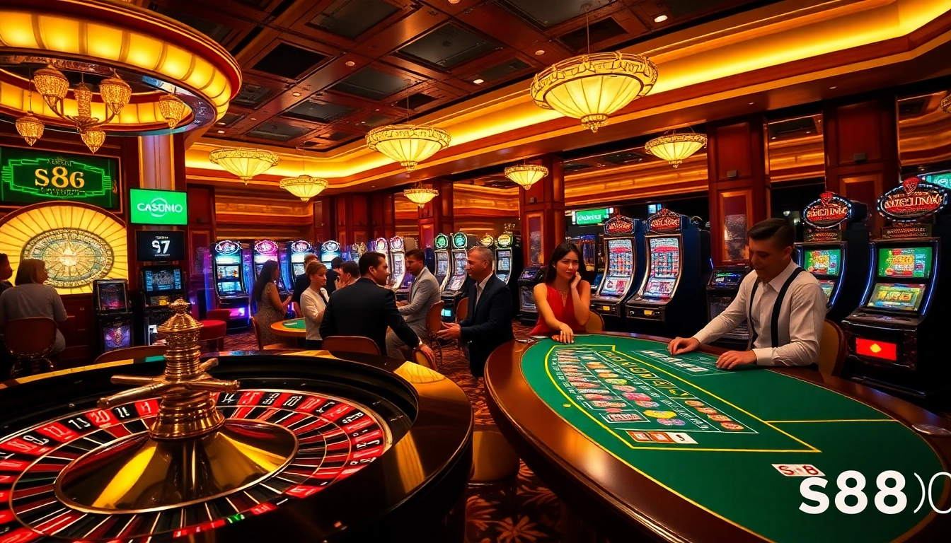 Experience excitement at the s8 casino with vibrant games and luxury betting options.