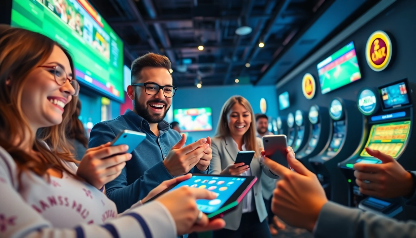 Exciting online gaming experience at go8 with vibrant digital interfaces.